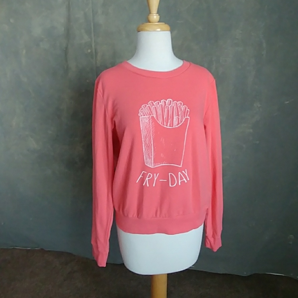 C'est Toi "Fry-Day" Graphic Sweatshirt